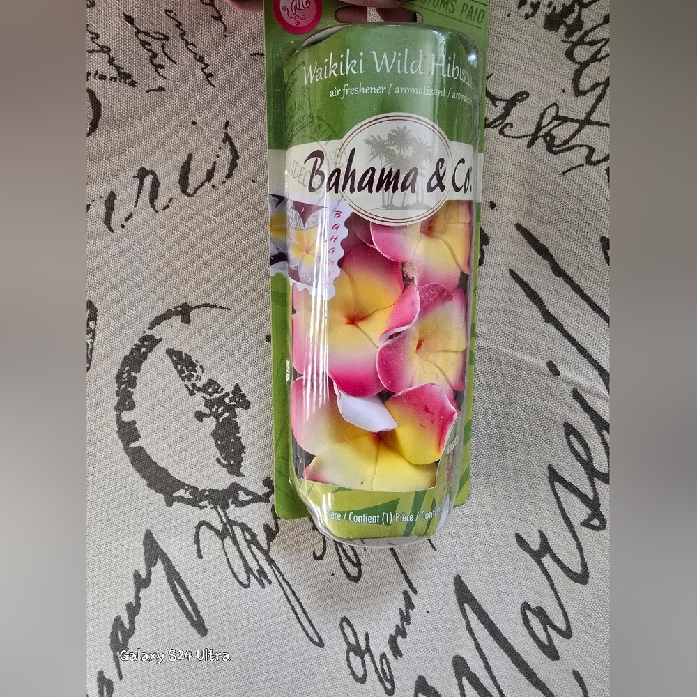 Bahama & Co. Waikiki Wild Hibiscus 🌺 Car Air freshener NIB
